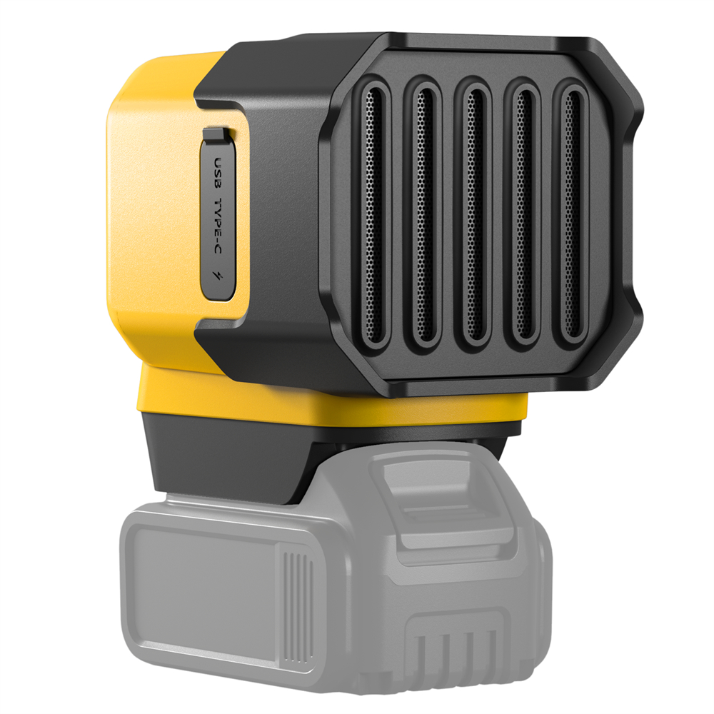 Auracast 18V 20V Power Tool Battery Bluetooth Speaker Compatible with DeWalt / Milwaukee / Makita / Bosch / Metabo Battery